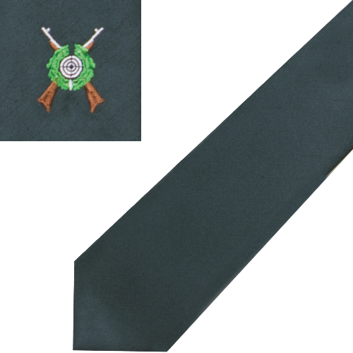 Schützenkrawatte, gesticktes Motiv