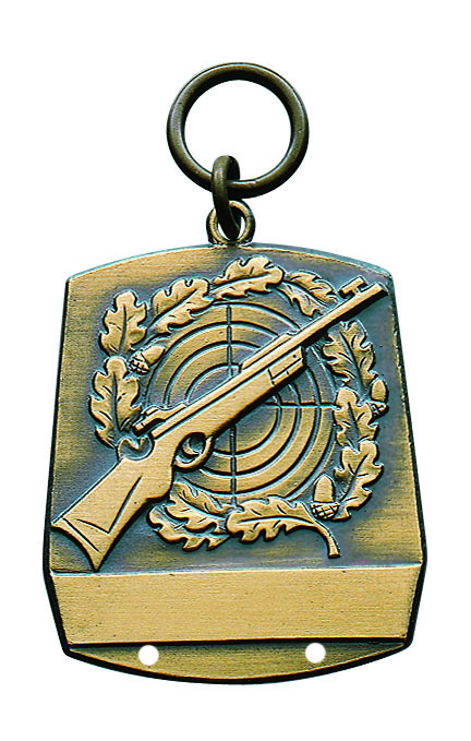 Anhänger bronze mit Scharniernadel