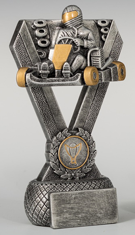 Resinfigur Kart - Höhe 193 mm