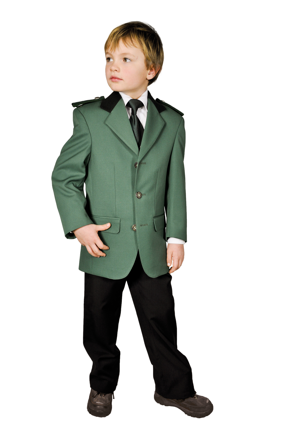 Kinder Five Pocket Stretch schwarz