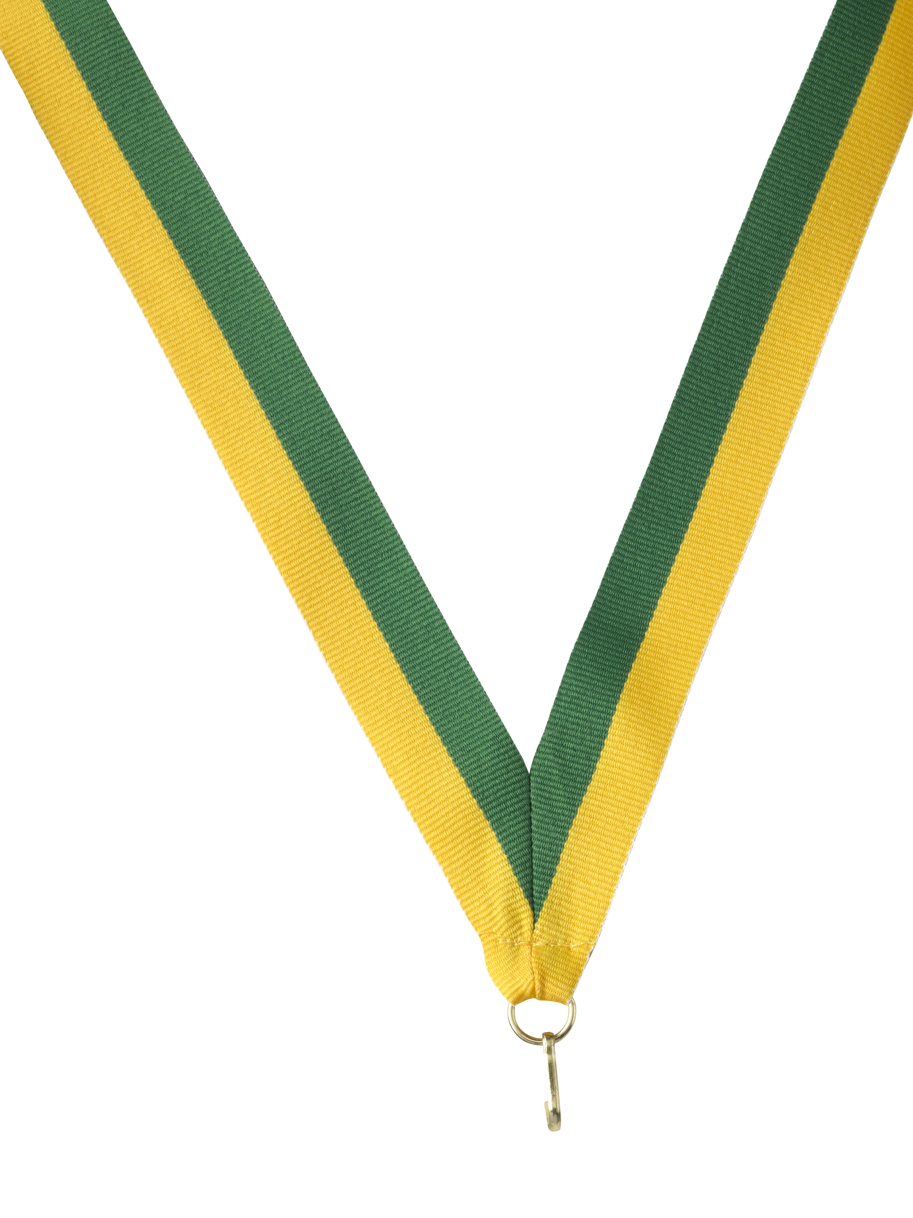 Medaillenband grün-gelb 22mm