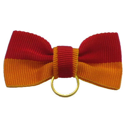 schleife_rot-gold Bandschleifen rot-goldgelb
