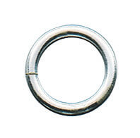 Ring vergoldet als runder Schmuckring von EinzigArt Runder Ring vergoldet von EinzigArt als Schmuckzubehör zum Verbinden von Elementen an Halsketten und Armbändern