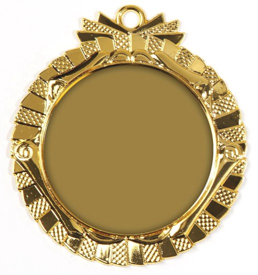 Zamak-Medaille Ø 70mm - gold Zamak-Medaille Ø 70mm - gold