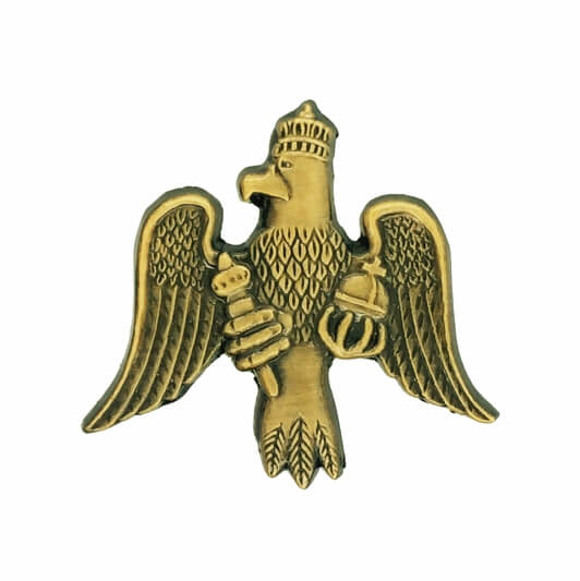 Abzeichen Schützenadler altgold