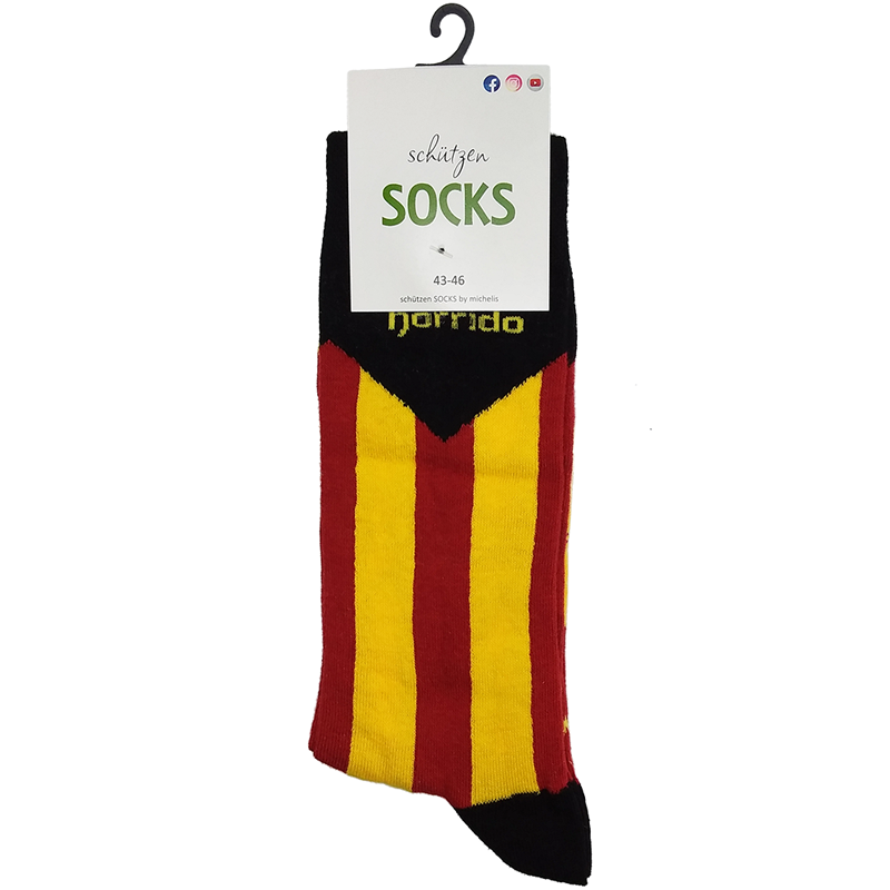schützen-socks ROT GELB