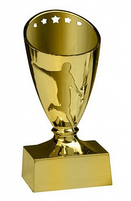 Fußball-Cup / gold / Höhe 120 mm Fußball-Cup / gold / Höhe 120 mm