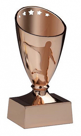 Fußball-Cup / bronze / Höhe 120 mm