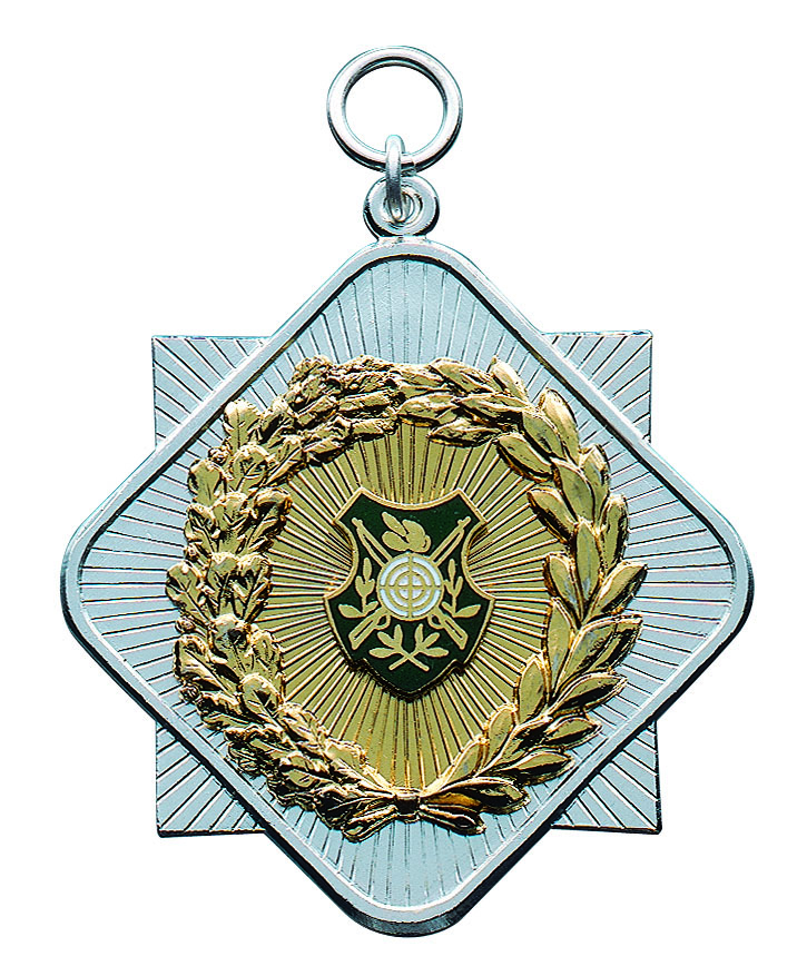 Orden versilbert mit Öse und Ring Orden versilbert mit Öse und Ring