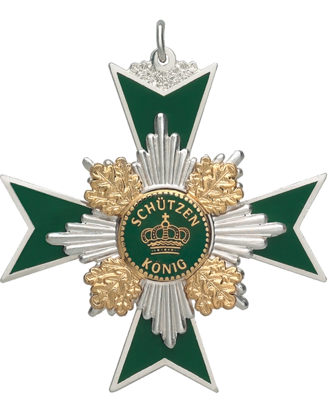 Königsorden versilbert Auflagen vergoldet Königsorden versilbert Auflagen vergoldet