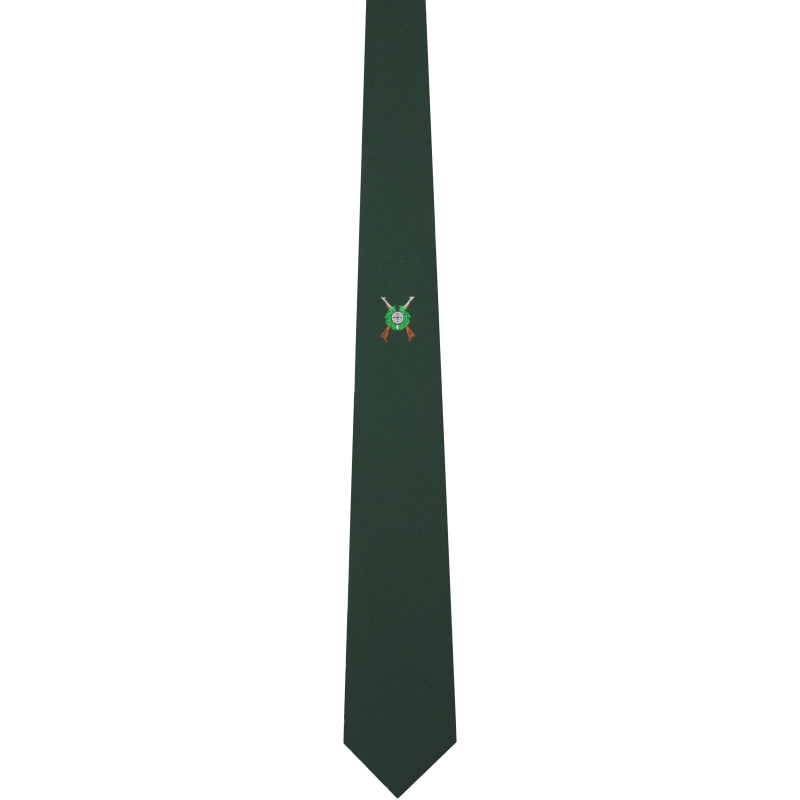 Schützenkrawatte mit gesticktem Motiv