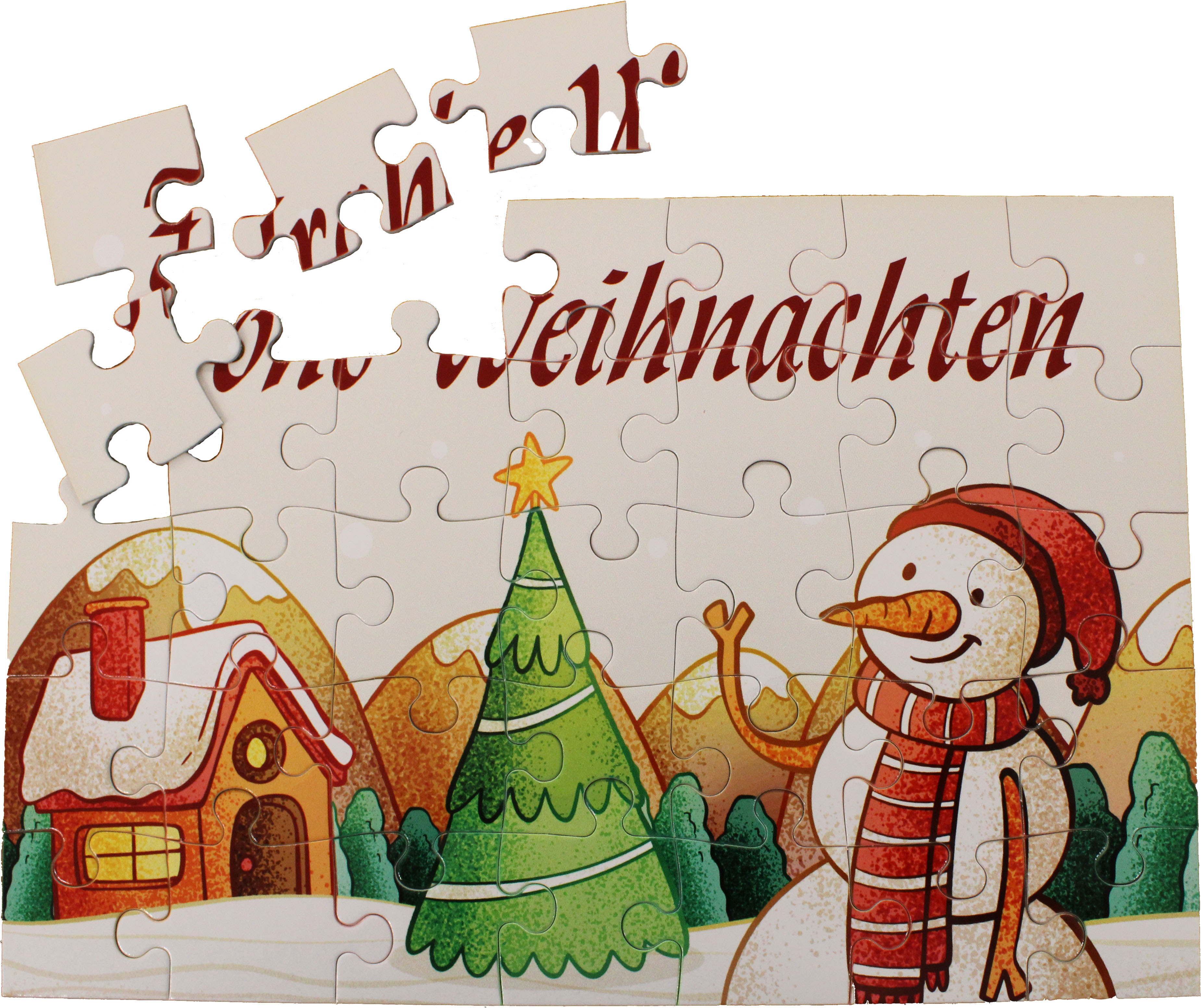 Puzzle Weihnachtsmotiv 35 Teile