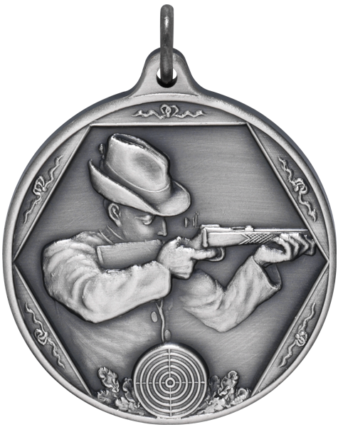 Medaille altsilberfarbig