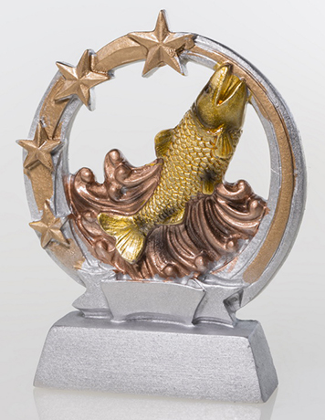 Angelpokal - Resinfigur Fisch / Höhe 125mm Angelpokal - Resinfigur Fisch / Höhe 125mm