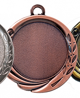 Zamak-Medaille Ø 70mm - bronze