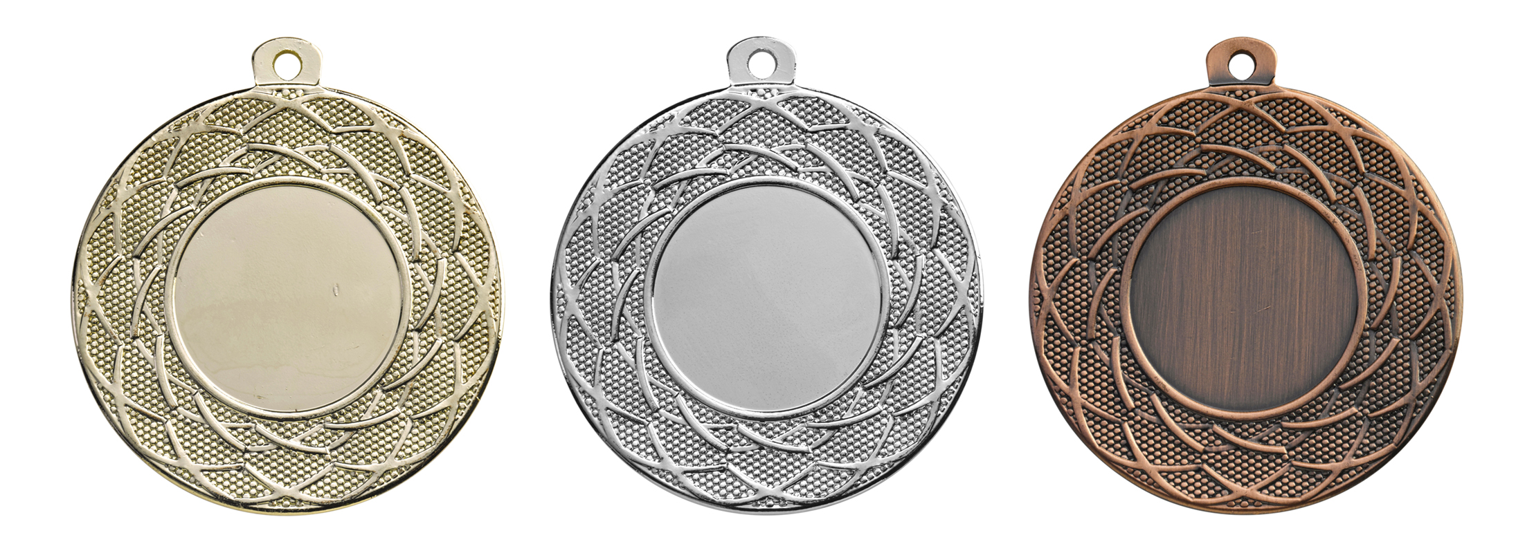 Medaille mit Randverzierung