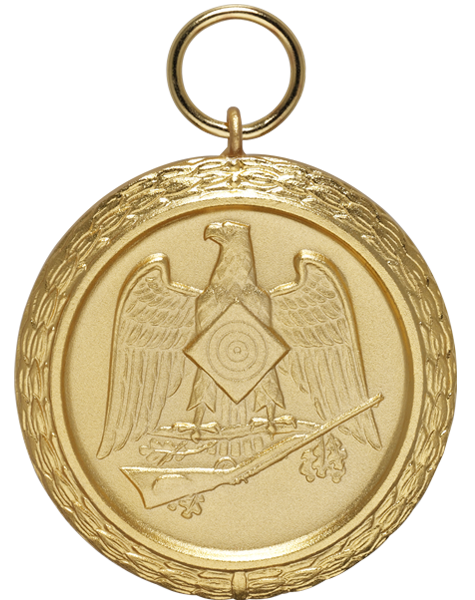 Medaille vergoldet