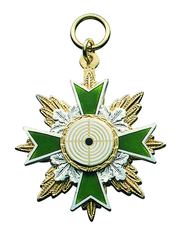 Orden vergoldet mit Öse und Ring