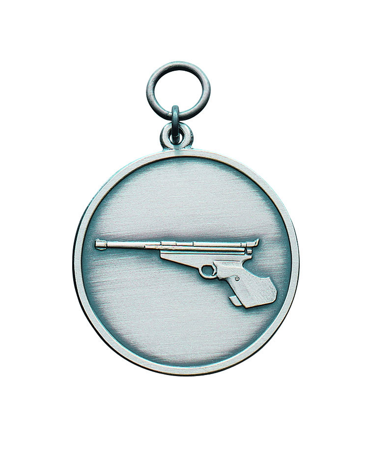 Medaille vergoldet mit Öse und Ring