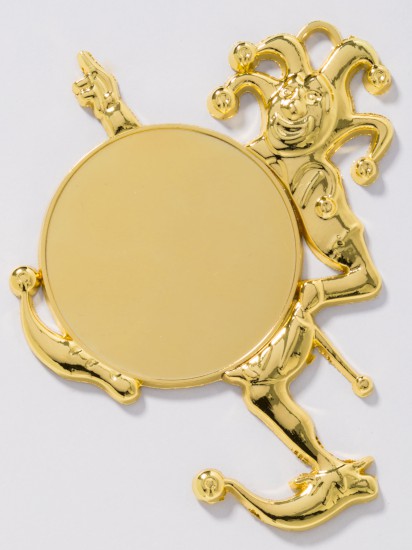 Medaille Karneval 102x71 mm / gold