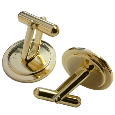 Manschettenknöpfe Gold mit individuellem Motiv Manschettenknöpfe Gold mit individuellem Motiv