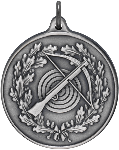 Medaille altsilberfarbig