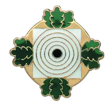 Schützenabzeichen versilbert