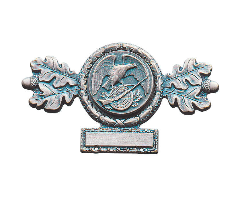 abzeichen_deumer_32523 Anhänger mit Auflage 21880 vergoldet mit Scharnier