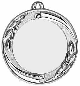 Zamak-Medaille Ø 70mm - silber