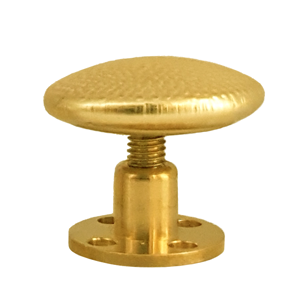Schraubknopf 16mm goldfarbig,gekörnt