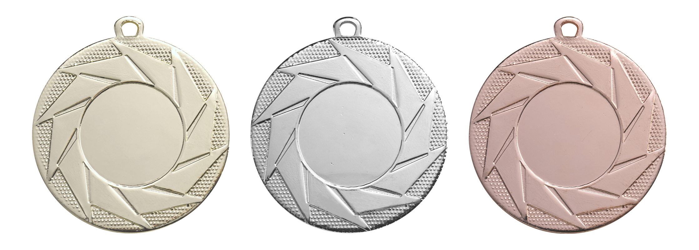 Medaille mit Randverzierung
