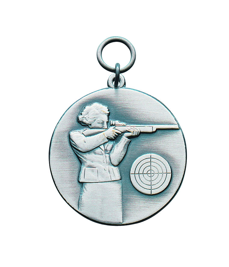 Medaille 33mm, vergoldet mit Öse und Ring