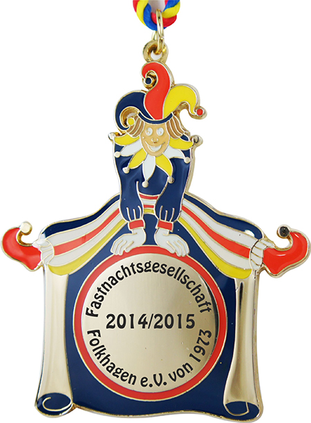 Karnevalsorden Gold "Harlekin"