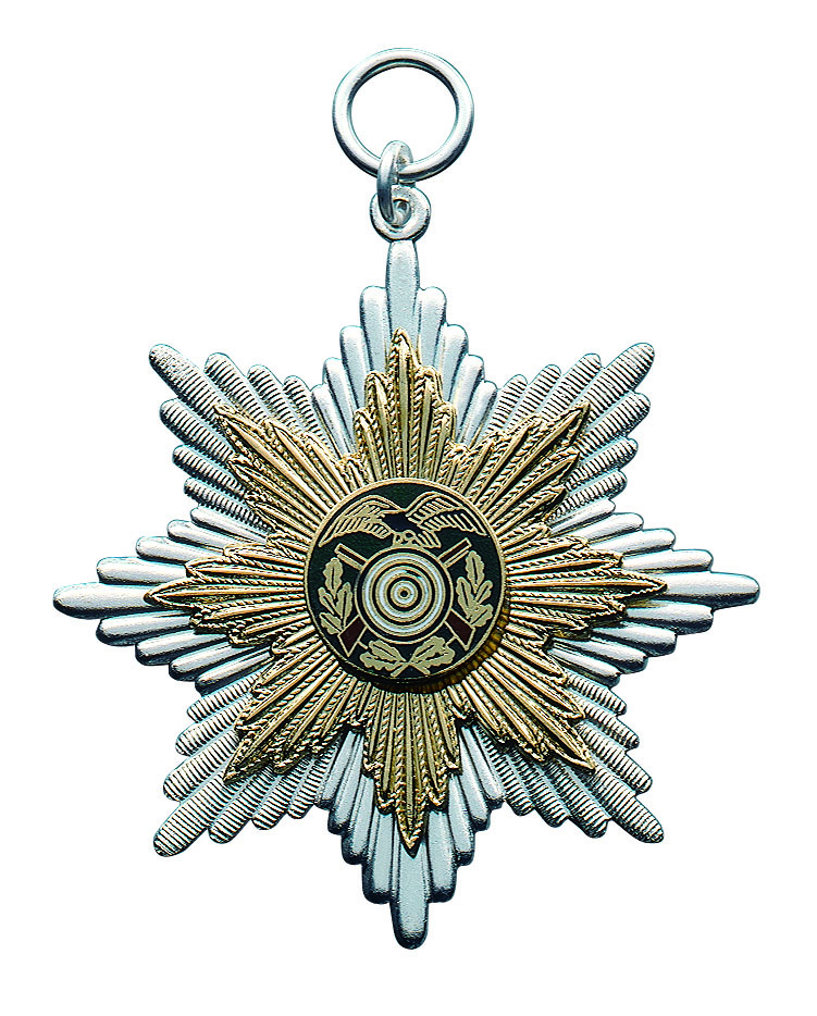 Orden versilbert mit Öse und Ring Orden versilbert mit Öse und Ring