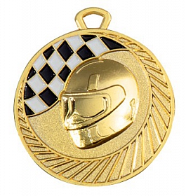 Medaille Motorsport Ø 50 mm - gold