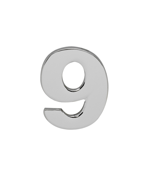 Kragenabzeichen Zahl 6, vergoldet