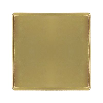 Metall Button eckig, gold incl. Emblem Metall Button eckig, gold incl. Emblem