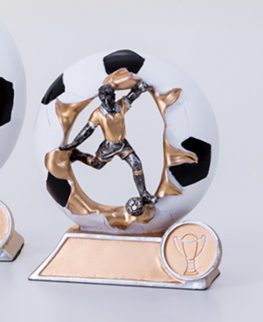 3D - Fußball Resinfigur / Höhe 117 mm 3D - Fußball Resinfigur / Höhe 117 mm