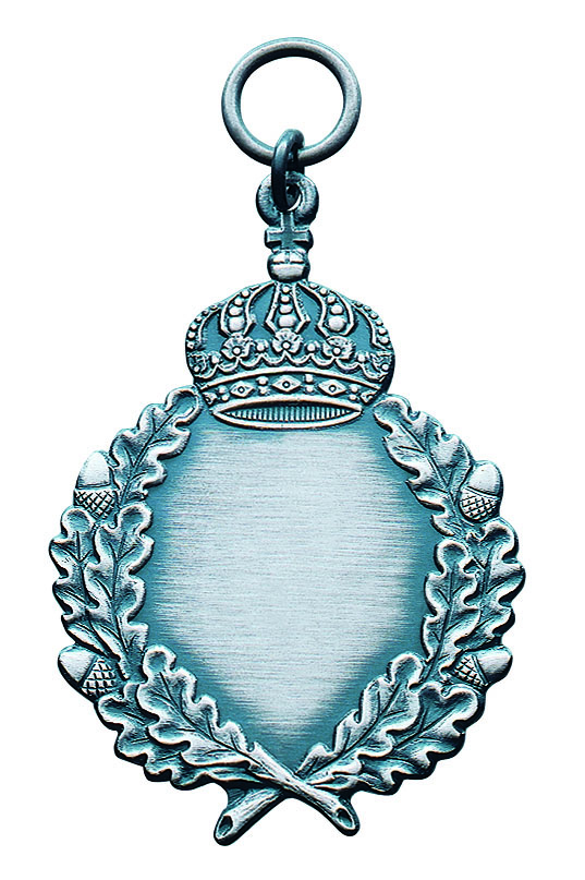 Orden echt silber altsilber mit Öse und Ring