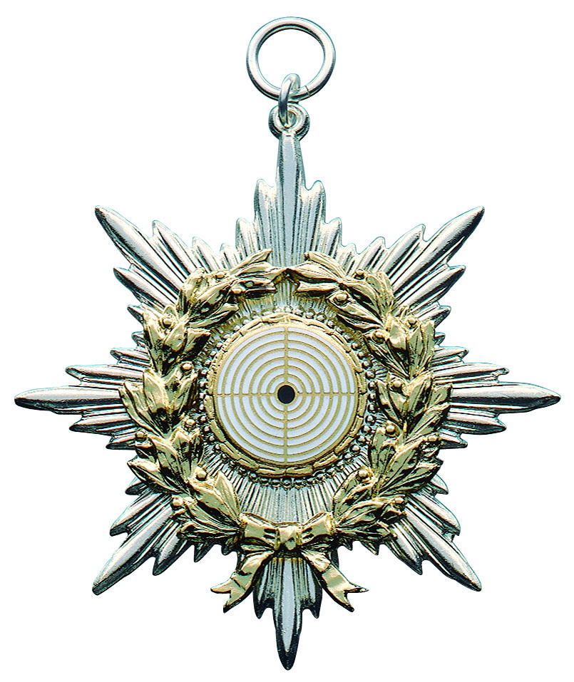 Orden Echt Silber,versilbert mit Öse und Ring (ohne Auflage)