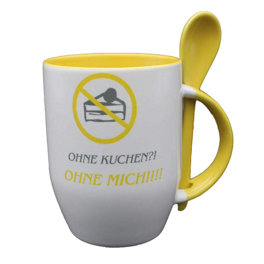Kuchentasse ohne Kuchen - ohne mich