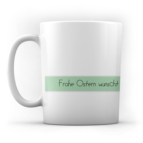Tasse mit Ostermotiv