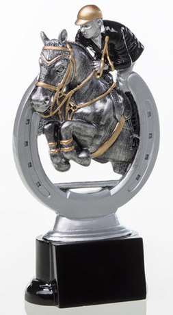 Resinfigur Reitsport - Höhe 160 mm