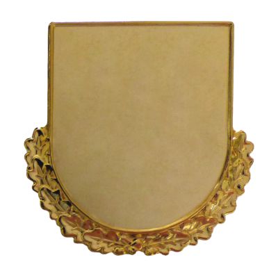 Expressabzeichen Wappen, Eichenl. 32mm gold