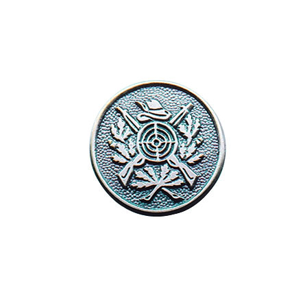 Abzeichen versilbert mit langer Nadel Abzeichen versilbert mit langer Nadel