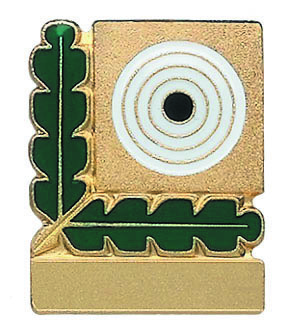 Schützenabzeichen bronzefarbig Schützenabzeichen bronzefarbig