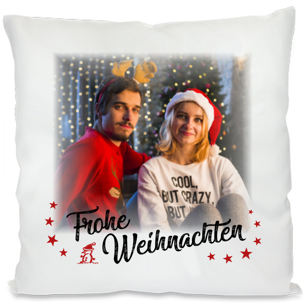 Kissen "Frohe Weihnachten"
