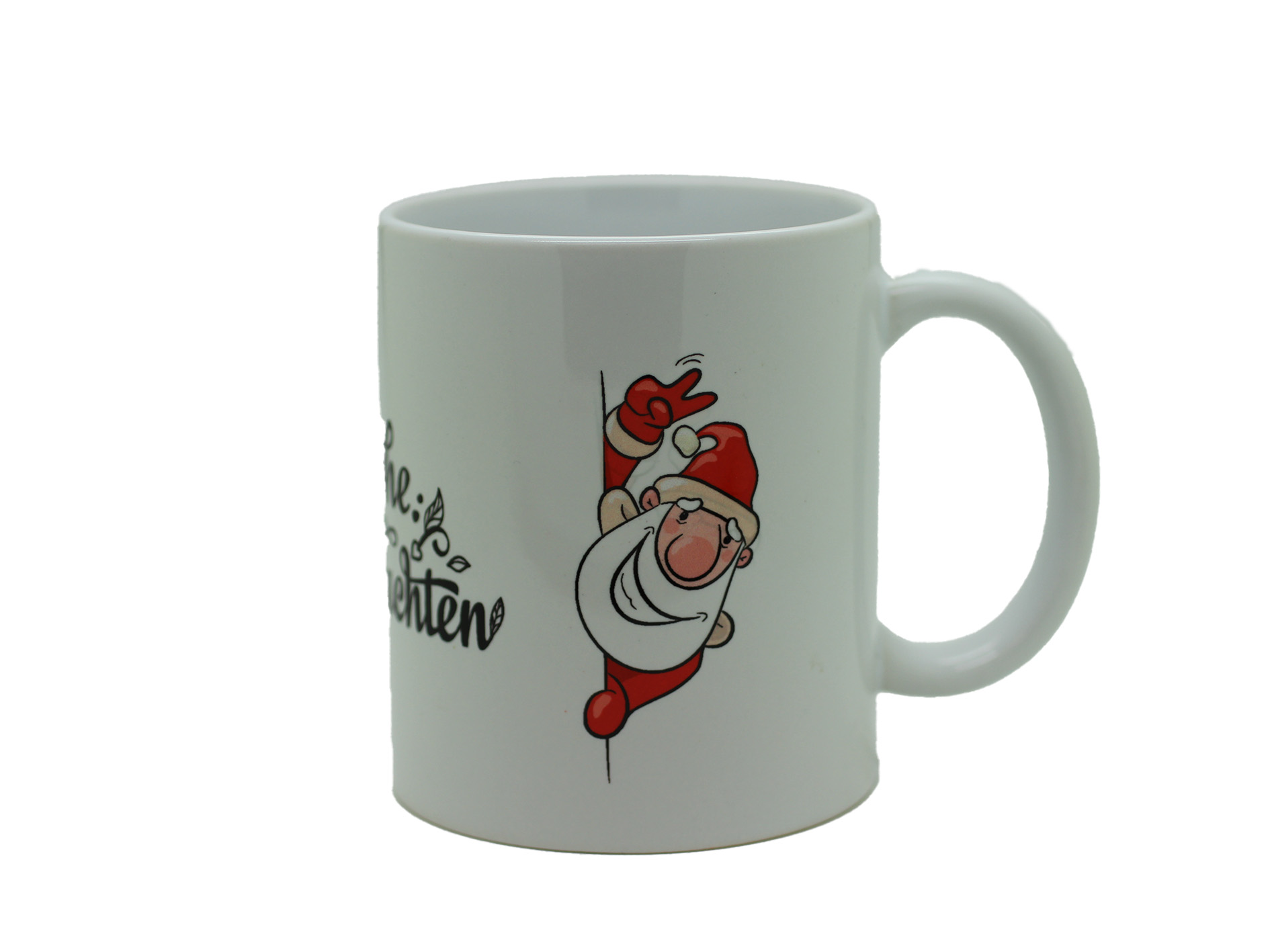 Tasse "Weihnachtsmann und Schneemann" Pokal