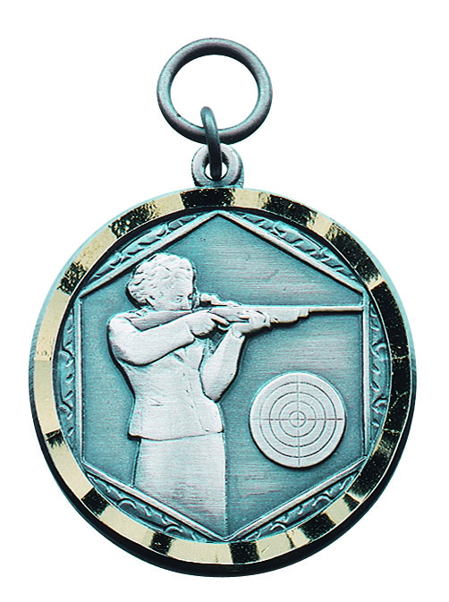 Anhänger versilbert mit Öse und Ring