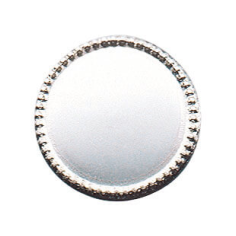 auflage_deumer_11821-20_schlicht-silber Auflage vergoldet mit langer Nadel